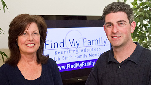 Mother-son team Judy and Aaron Sheinbein of San Diego launched FindMyFamily.org in 2008 to unite families separated by adoption.