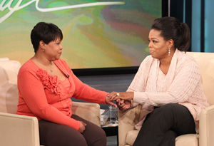 Patricia Lloyd joins her biological sister, Oprah Winfrey on The Oprah Show