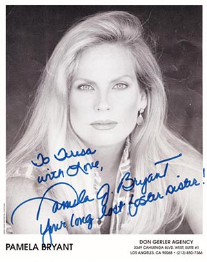 My second search I was trying to find my foster sister who took care of me and kept me safe, she was my hero because I do believe it she was not ... - teresa_pamela_jean_bryant_autograph