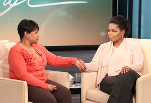 Oprah Winfrey and biological sister Patricia Lloyd