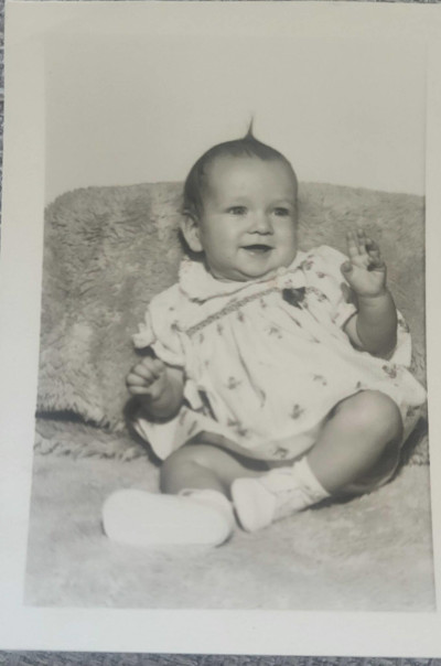 Raelene Recksiedler of Winnipeg as a baby.
